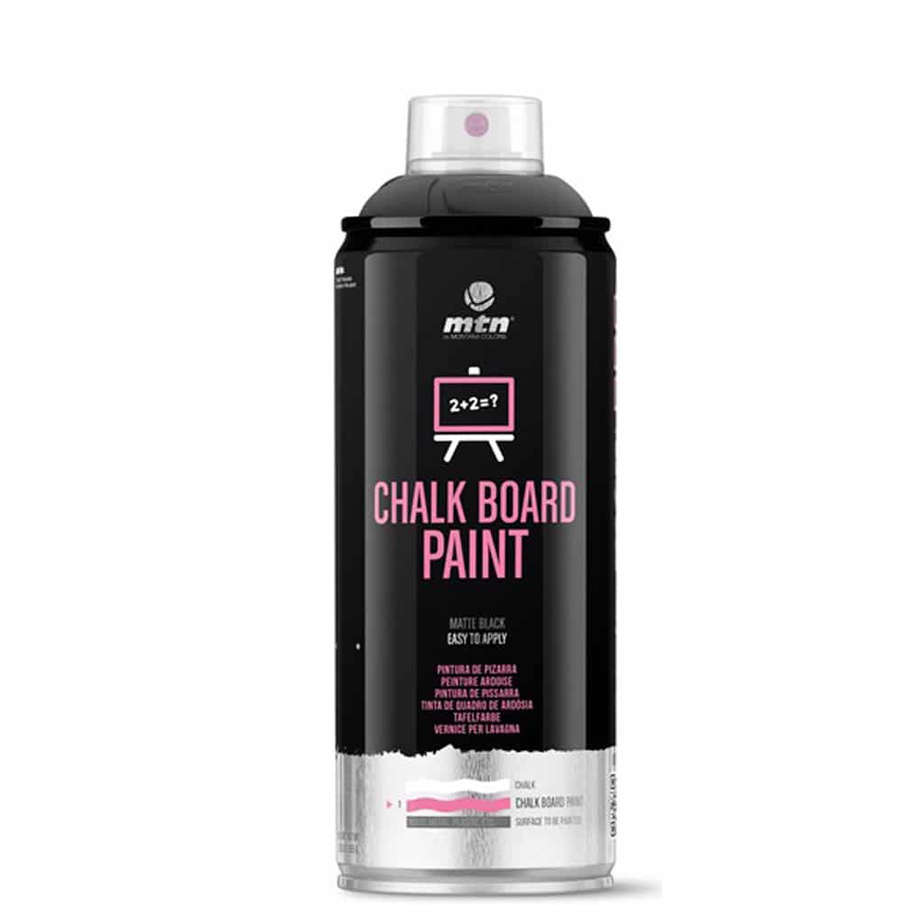 MTN PRO Chalkboard | צבע שחור ללוח גיר בספריי