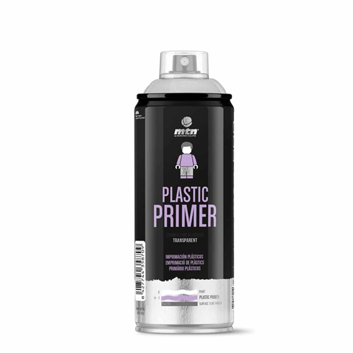 Mtn Pro Plastic Primer פריימר צבע מקשר לפלסטיק 400 מ”ל