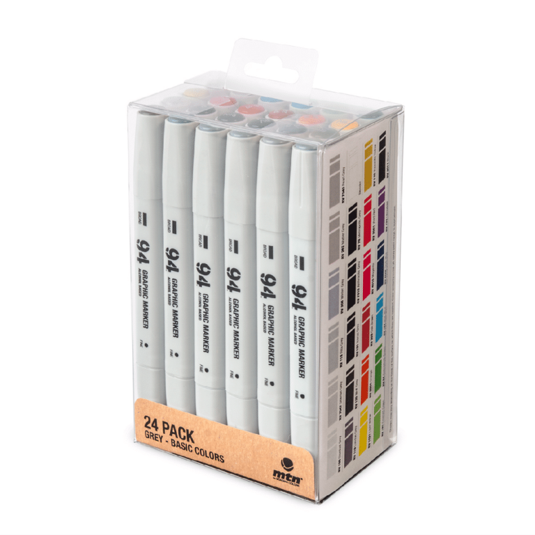 94 Graphic Marker Grey - Basic 24 Pack